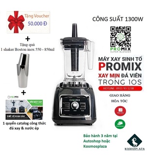 MÁY XAY SINH TỐ CÔNG NGHIỆP PROMIX PM–819B (Tặng deal 0 đồng và công thức đá xay, sinh tố )