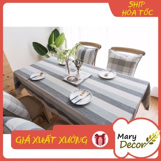 Khăn trải bàn cao cấp Mary Decor chất liệu cotton thêu - KBCC01