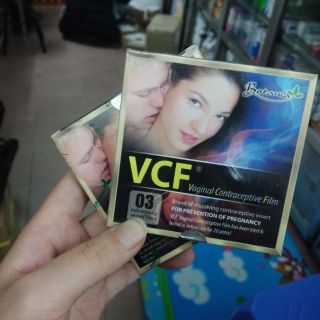 Màng phim tránh thai VCF hộp 3 chiếc