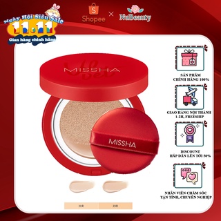Phấn Nước Mỏng Mịn, Che Phủ Tốt, Lâu Trôi Missha Velvet Finish Cushion SPF50+ PA+++ 15G