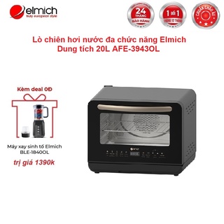 Lò chiên hơi nước cao cấp đa năng 9 in 1  Elmich 20L AFE-3943OL