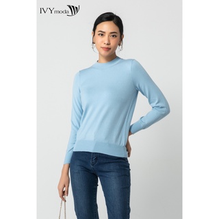 [NHẬP WABRTL5 GIẢM 10% TỐI ĐA 50K ĐH 250K ]Áo len nữ tay dài IVY moda MS 58P0071