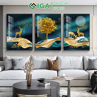 Tranh Treo Tường IGA Tráng Gương Pha Lê Cao Cấp