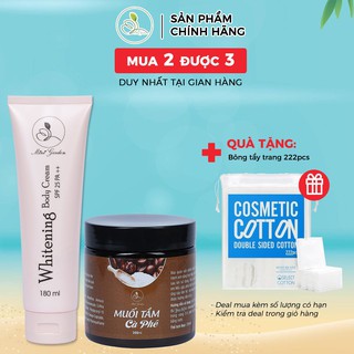 [HOT] Bộ Chăm Sóc Trắng Da 180ml  Minigarden (Kem Body Cream SPF 25 PA ++ 180ml + Muối Tắm Cafe 200 gram) PV1018