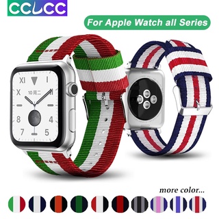 Dây Đeo Vải Canvas Dệt 44Mm / 42Mm / 45mm / 41mm / 49mm iwatch 3 Band 40Mm / 38M CCLCC Cho Apple Watch