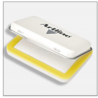 Khay mực  Artline không mực EHJU-1/2/3/4 Artline Uninked Stamp Pad ( khay mực trắng không mực)