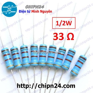 [20 CON] Điện Trở 33R 1/2W