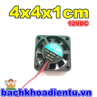 Quạt tản nhiệt DC 12V 4x4x1cm.