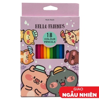 Chì Màu 18 Màu 009 (Mẫu Màu Giao Ngẫu Nhiên)