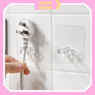 Móc dán tường treo phích cắm điện, móc treo vật dụng đa chức năng siêu chắc 88092