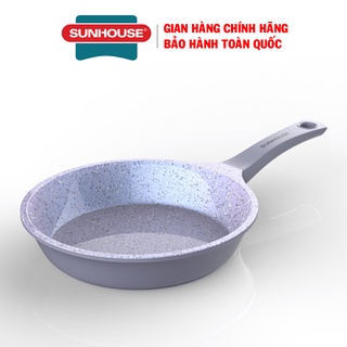 Chảo chiên siêu bền vân đá đáy từ Sunhouse Mama SHG1124MMA /SHG1128MMA
