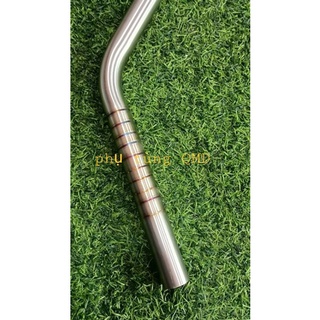 Cổ pô Satria fi inox 304 tik sâu titan