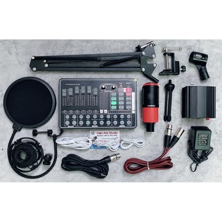Combo thu âm livestream TAKSTAR và Suondcard H9 autoturn hát karaoke cực hay