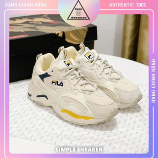 Giày Fila Chính Hãng FREESHIP Fila Ray Tracer Trắng Vàng Xanh Chuẩn Auth - Giày Fila Hàn Quốc Siêu Đẹp Siêu Cool