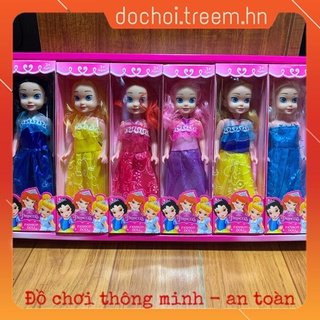 (Tách lẻ) Bộ 6 búp bê cho bé gái xinh xắn.