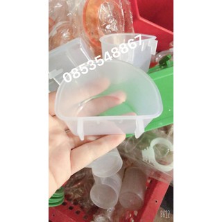 Máng Nhựa Đựng Thức Ăn, Nước Uống Cho Gà, Chim, Chó, Mèo - Phụ Kiện Thú Nuôi- Phụ Kiện Cao Cấp