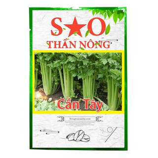 [Mã LT50 giảm 50k đơn 250k] Hạt giống Rau Cần Tây sao thần nông gói 3 gam thời vụ quanh năm