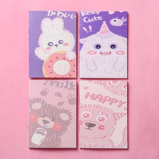 Combo 100 sổ tay mini hoạ tiết đáng yêu