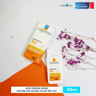 [NHẬP KHẨU-TEM PHỤ] Kem chống nắng LAROCHE POSAY Không Nhờn Rít ANTHELIOS SPF50+ ULTRA SHAKA FLUID 50m