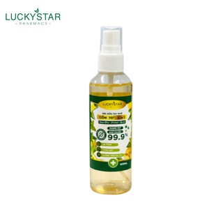 Xịt Khử Khuẩn 3 IN 1 Gừng Sả Chanh Bạc Hà Lucky Star - 100ml
