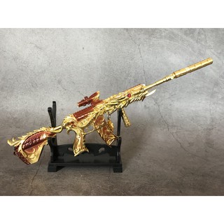 [ ẢNH THẬT CAO CẤP] MÔ HÌNH PUBG M416 RỒNG TẶNG KỆ 19CM‼️