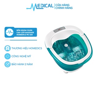 Bồn ngâm chân cao cấp massage con lăn xoay tự động, công nghệ làm nóng mới HOMEDICS FB-650- MEDICAL
