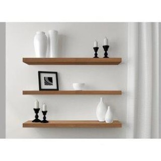 (PHÁ GIÁ) Bộ 3 thanh kệ treo tường 30cm gỗ chống ẩm cao cấp KTT01