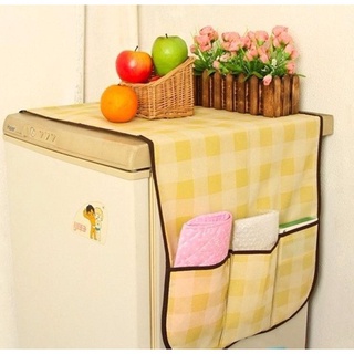 Tấm phủ tủ lạnh sọc caro