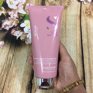 Kem xả khô Moisture dành cho tóc khô xơ Semi Dilino Nutritive Leave-in Conditioner Alfaparf 250ml