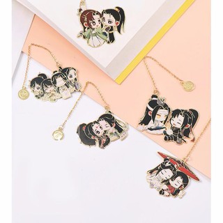 Bookmark kẹp sách Ma đạo tổ sư Thiên quan tứ phúc Hệ thống tự cứu nhân vật phản diện anime chibi xinh xắn