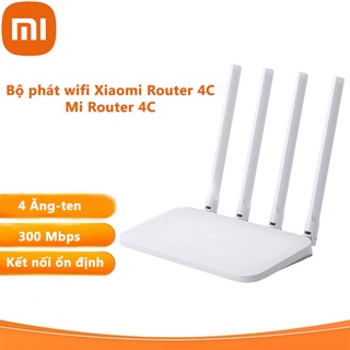 (Hàng sẵn) Bộ phát wifi Xiaomi 4C Router có Repeater kích sóng Wifi tiện lợi - Phát wifi 4 Râu Router Xiaomi R4CM VT124