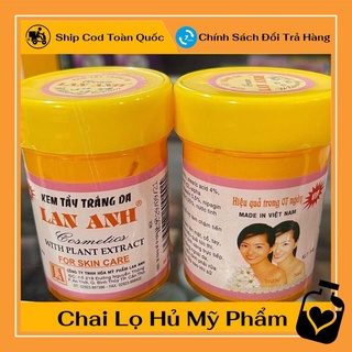 [Hàng chuẩn] Kem Tẩy Trắng Da Lan Anh hủ 80g, nguyên liệu, công thức làm kem trộn body trắng da.