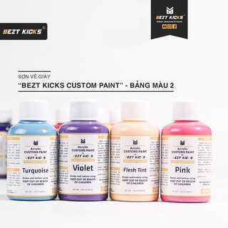Sơn vẽ giày Bezt Kicks Custom Paint 50ml - Bảng màu 2.