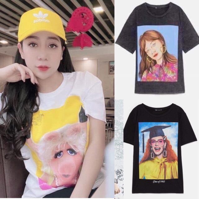 Áo phông nữ Zara authentic