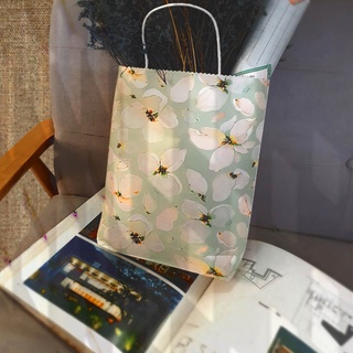 Túi giấy quà tặng 25x30cm - Túi giấy quai xoắn, họa tiết Vintage  - Túi đựng quần áo, mỹ phẩm, sản phẩm các loại