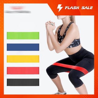 Dây kháng lực tập gym đàn hồi cao su tập tay chân mông vai đùi nam nữ 5 màu