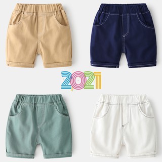 Quần Kaki bé trai WELLKIDS quần short cho bé hoạ tiết đường chỉ hàng xuất Âu Mỹ