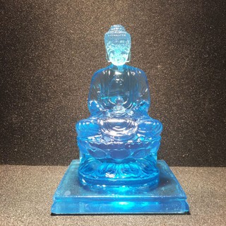 Tượng A Di Đà màu xanh dương