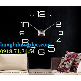 Đồng hồ DIY dán tường cỡ đại giá rẻ mẫu số 2