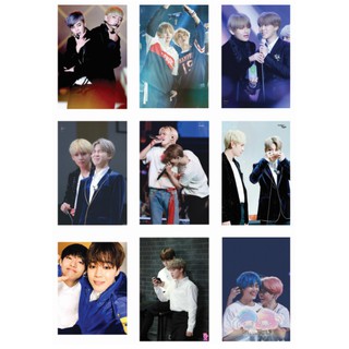Lomo card 72 ảnh BTS Couple VMIN - V + JIMIN