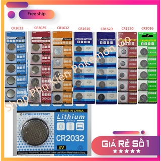 Pin Lithium CR2032 / CR2025 / CR2016 / CR1632 / CR1620 / CR1616 / CR1220 / CR2430 / CR2450 / LR41 / LR44 / LR1130 Giá Rẻ