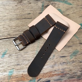 Dây đồng hồ da sáp[ kèm khoá ] phong cách vintage
