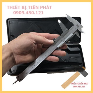 Thước Kẹp 150mm Dùng Cơ Hộp Đen 3AXE Cao Cấp Dung Sai 0.02cm (Chính Hãng)