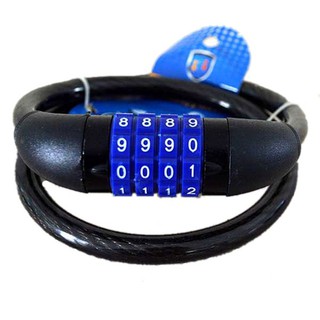 Khóa dây mật mã thép chống rỉ cao cấp cho xe máy cỡ nhỏ