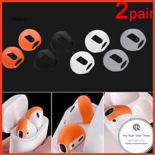 Bộ 2 Cặp Nút Đệm Tai Bằng Silicon Chống Trơn Trượt , chống bẩn Cho Tai Nghe Airpods 1 2 i11, i12... ⚡Phụ Kiện Điện Th