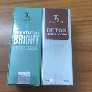 BỘ ĐÔI SERUM DETOX, TREATMEN  BRIGHT KAMEL (Mờ Thâm Nám, mụn, Sáng Da) karmel official