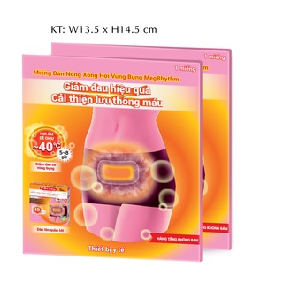 [Quà tặng không bán] Sample MegRhythm Miếng Dán Nóng Xông Hơi Vùng Bụng/ 2 miếng