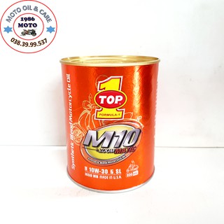 Nhớt xe tay ga Top1 M10 Matic 10w30 800ML(NHỚT NHẬP KHẨU TỪ MỸ MỚI NHẤT)