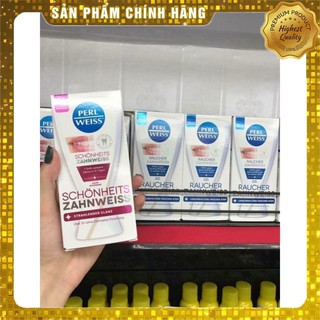 (Hàng chính hãng) Kem đánh răng làm trắng Perl Weiss Đức