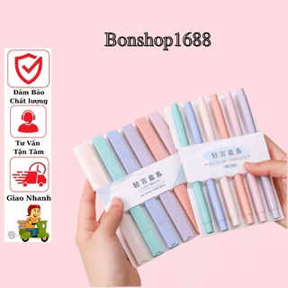 Bút đánh dấu, Bút Highlight Pastel dạng tròn,bút hình dạ quang siêu xinh siêu tiện lợi